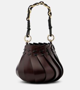 Amanu Amanu Burundi Mini leather bucket bag