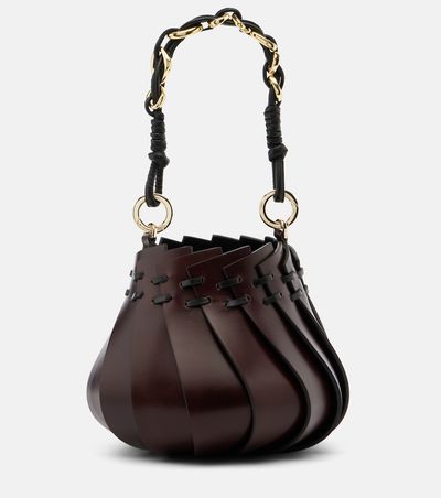 Amanu Amanu Burundi Mini leather bucket bag