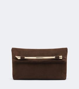 Amanu Amanu Egypt suede clutch