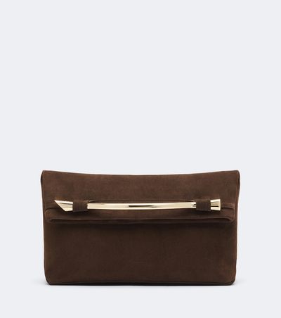 Amanu Amanu Egypt suede clutch