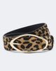 Amanu Amanu Grumeti leopard-print calf hair belt - 1