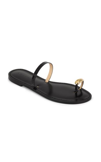AMANU AMANU Kibera 24K GoldPlated Leather Sandals