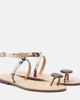 Amanu Amanu Kigali snake-effect leather sandals - 1