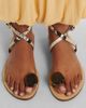 Amanu Amanu Kigali snake-effect leather sandals - 2