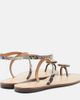 Amanu Amanu Kigali snake-effect leather sandals - 3