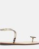 Amanu Amanu Kigali snake-effect leather sandals - 5