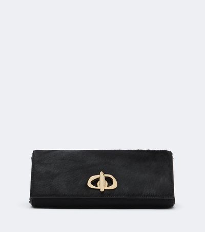 Amanu Amanu Tanzania calf hair clutch