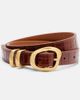 Amanu Amanu Tugela croc-effect leather belt - 1