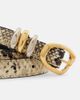 Amanu Amanu Tugela snake-effect leather belt - 3
