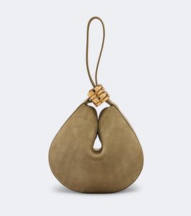 Amanu Amanu Zambia Ring Small suede top-handle bag