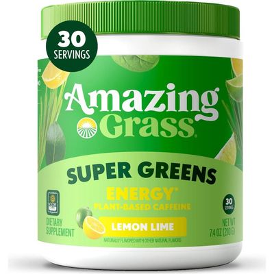 Amazing Grass Amazing Grass Greens Blend Superfood Energy Lemon-Lime Powder