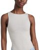 Ambitionist Ambitionist High Neck Tank Thong Bodysuit Grey - 1