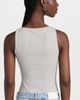 Ambitionist Ambitionist High Neck Tank Thong Bodysuit Grey - 3