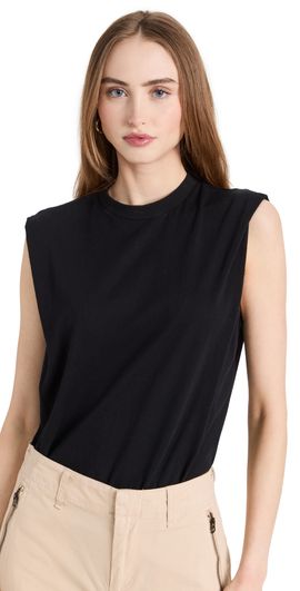 Ambitionist Ambitionist Muscle Tee Thong Bodysuit Black