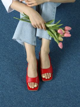 amellie Alexa Red Ocean Sandals - Red (AM221129)