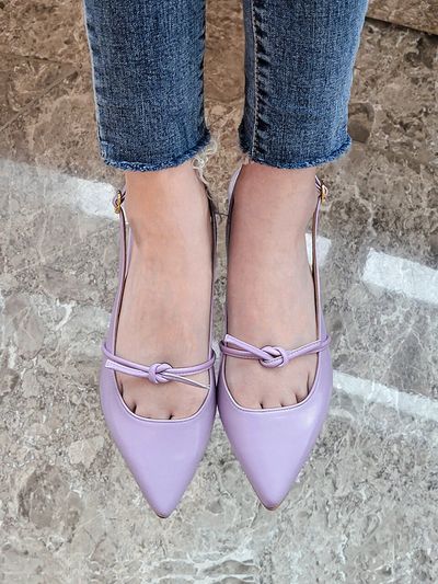 amellie Celine Slingback Flats_Black