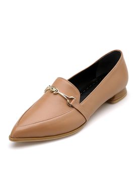 amellie Diana Loafers - Dark Beige
