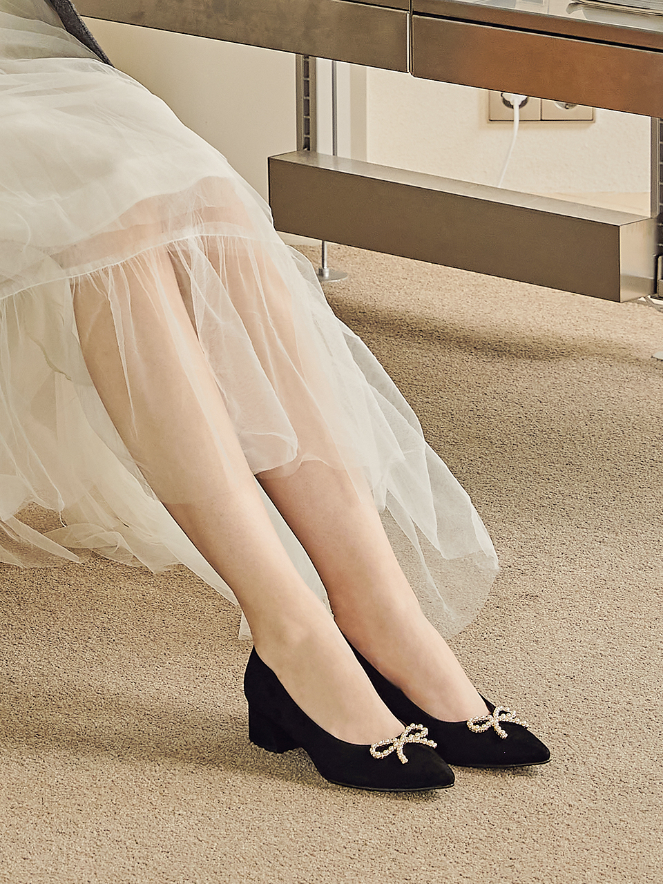 amellie Rachel Mid-heel Pumps