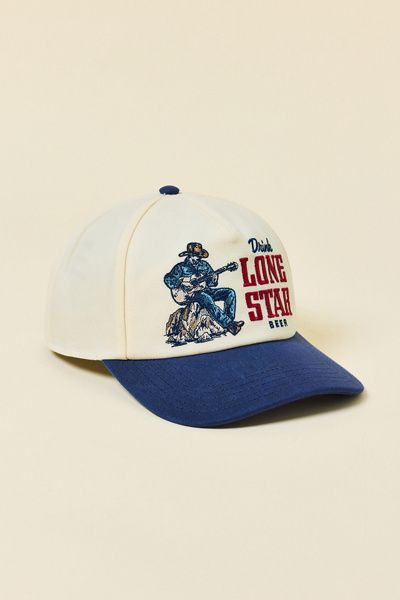 American Needle American Needle Lone Star Beer Cowboy Snapback Hat in Navy, Men's at Urban Outfitters