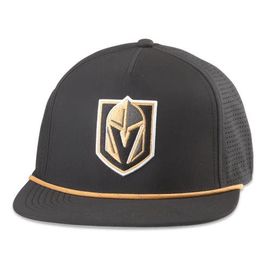 American Needle Men's American Needle Black Vegas Golden Knights Buxton Pro Tech Adjustable Hat 