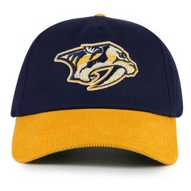 American Needle Men's American Needle Navy/Gold Nashville Predators Burnett Adjustable Hat 