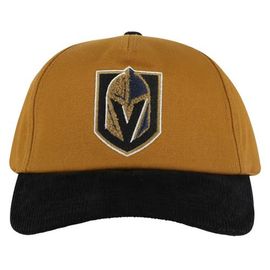 American Needle Men's American Needle Tan/Black Vegas Golden Knights Burnett Adjustable Hat 