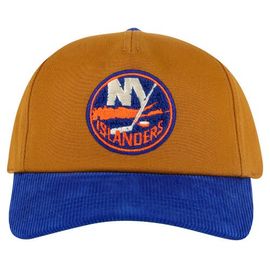 American Needle Men's American Needle Tan/Royal New York Islanders Burnett Adjustable Hat 