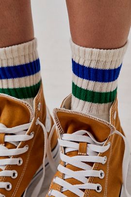 American Trench Retro Shortie Crew Socks