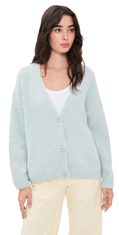 American Vintage American Vintage East Cardigan Bruine Chine
