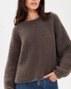 American Vintage American Vintage Round Neck Long Sleeves Sweater Branche Chine - 3
