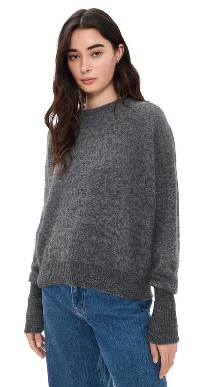 American Vintage American Vintage Vitow Sweater Acier Chine