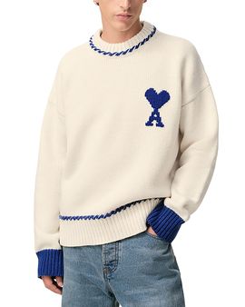 Ami Ami Ami De Coeur Round Neck Sweater