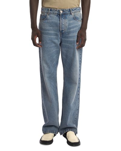 Ami Ami Large Fit Jeans in Blue Denim