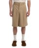 Ami Ami Low Waist Wide 9 Bermuda Shorts With Two Pleats - 1