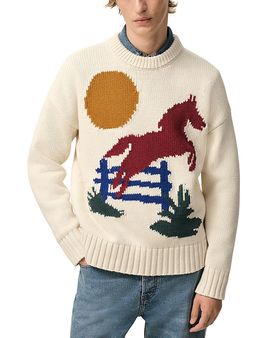Ami Ami Pull Col Rond Cheval Sweater