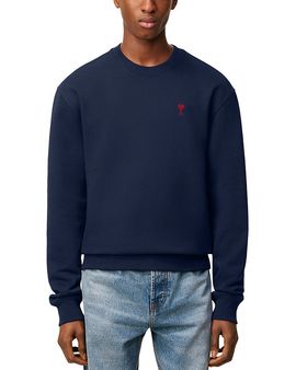 Ami Ami Regular Fit Red Ami De Coeur Sweatshirt