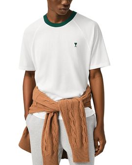 Ami Ami Ringer Embroidered Tennis T-Shirt