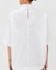 AMI AMI Stand Up Collar Buttoned Short Sleeves Top Blanc - 3