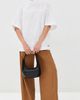 AMI AMI Stand Up Collar Buttoned Short Sleeves Top Blanc - 5