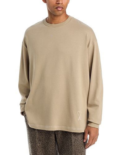 Ami Ami Topstitch Crewneck Shirt
