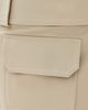 AMI AMI Wrap Miniskirt Beige Taupe - 6