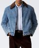 Ami Paris Ami Paris Ami de Coeur corduroy-trimmed denim jacket - 2