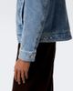 Ami Paris Ami Paris Ami de Coeur corduroy-trimmed denim jacket - 7
