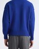 AMI PARIS AMI PARIS Ami de Coeur Monogram Felted Wool Polo Sweater - 3