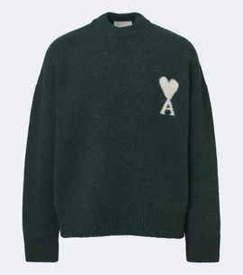 Ami Paris Ami Paris Ami de Cœur alpaca and wool-blend sweater