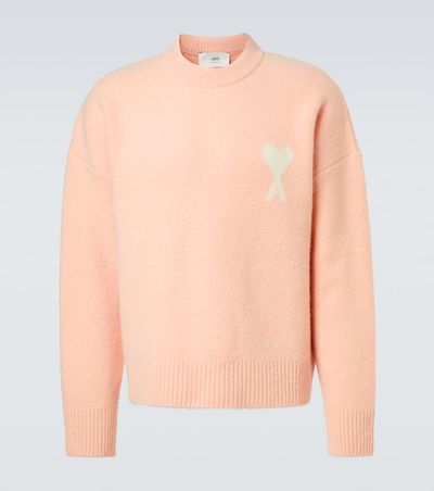 Ami Paris Ami Paris Ami de CÅur alpaca and wool-blend sweater