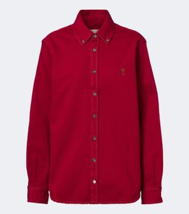 Ami Paris Ami Paris Ami de Cœur cotton twill shirt