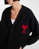 Ami Paris Ami Paris Ami de Cœur virgin wool cardigan - 5