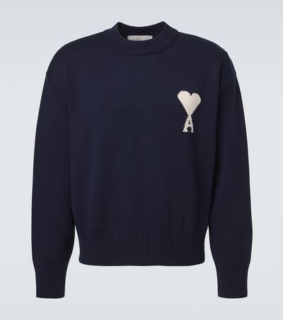 Ami Paris Ami Paris Ami de Cœur wool and cotton sweater