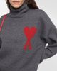 Ami Paris Ami Paris Ami De Cœur wool turtleneck sweater - 4